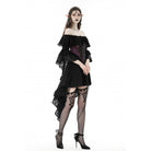 Darkinlove Women's Gothic Butterfly Embroidered Lace Underbust Corset