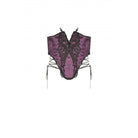 Darkinlove Women's Gothic Butterfly Embroidered Lace Underbust Corset