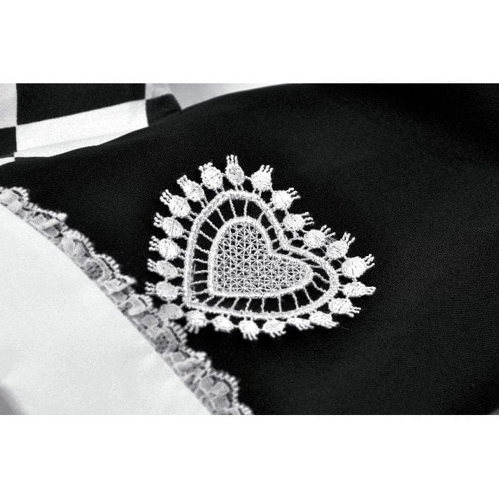 Darkinlove Women's Gothic Contrast Color Harlequin Hat