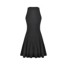 Darkinlove Women's Gothic Cross Plunging Lace-up Short Dress