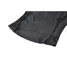 Darkinlove Women's Gothic Cutout Halterneck Velvet Flared Sleeved Shirt