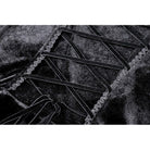 Abito da sera in velluto con pizzo e spacchi gotici da donna Darkinlove