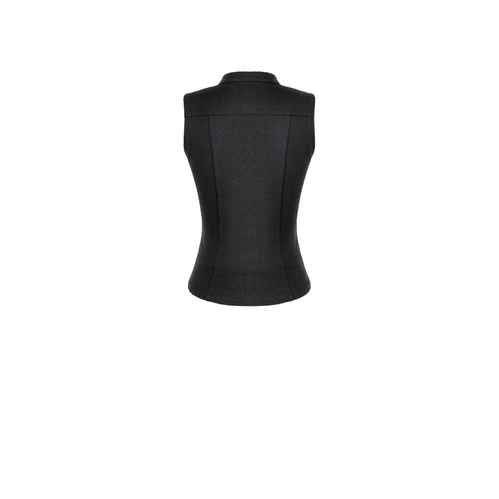 Darkinlove Women's Gothic Cutout Pentacle Buckle Strap Tank Top