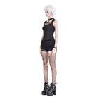 Darkinlove Women's Gothic Cutout Pentacle Buckle Strap Tank Top
