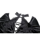 Darkinlove Women's Gothic Cutout Side Slit Velvet Party Dress