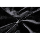 Darkinlove Women's Gothic Cutout Side Slit Velvet Party Dress