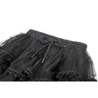 Darkinlove Women's Gothic Diamond Lace Splice Layered Tutu Skirt