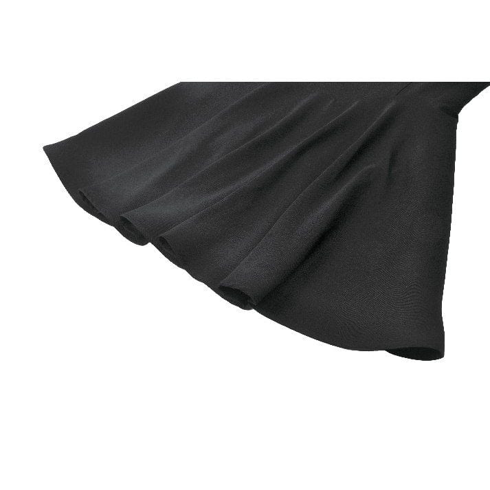 Darkinlove Women's Gothic Doll Collar Faux Two-Piece Long Sleeved Dress