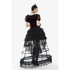 Darkinlove Women's Gothic Doll Collar Velvet Cape