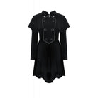 Darkinlove Women's Gothic Double-breasted Batwinged Velvet Coat