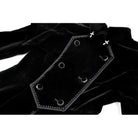 Darkinlove Women's Gothic Double-breasted Batwinged Velvet Coat