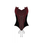 Darkinlove Women's Gothic Double Color Bat Overbust Corsets