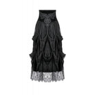 Darkinlove Women's Gothic Embroidered High-Waist Layered Cake Skirt