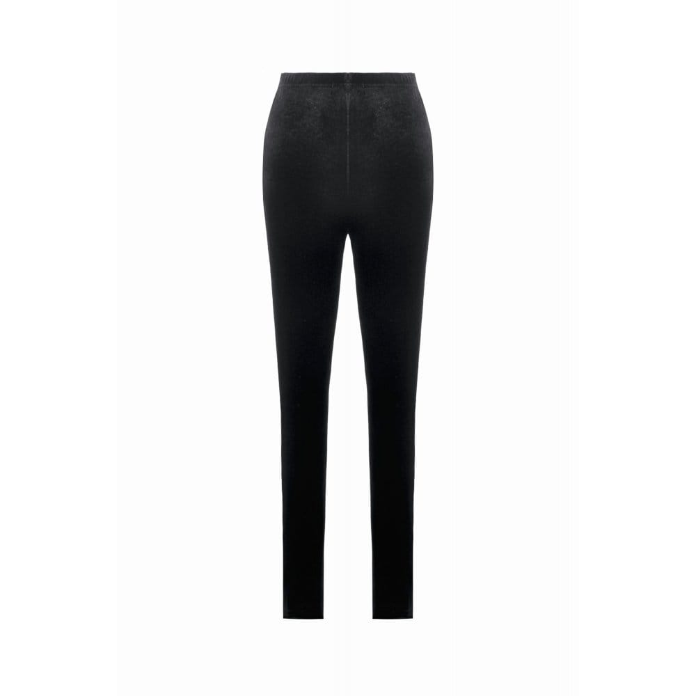Leggings da donna Darkinlove con ricami gotici e inserti in pizzo trasparente.