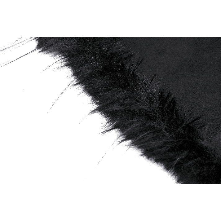 Darkinlove Women's Gothic Faux Fur Cloak with Hood