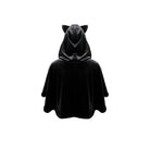 Darkinlove Women's Gothic Faux Fur Trim Cat Ears Hooded Velvet Cape