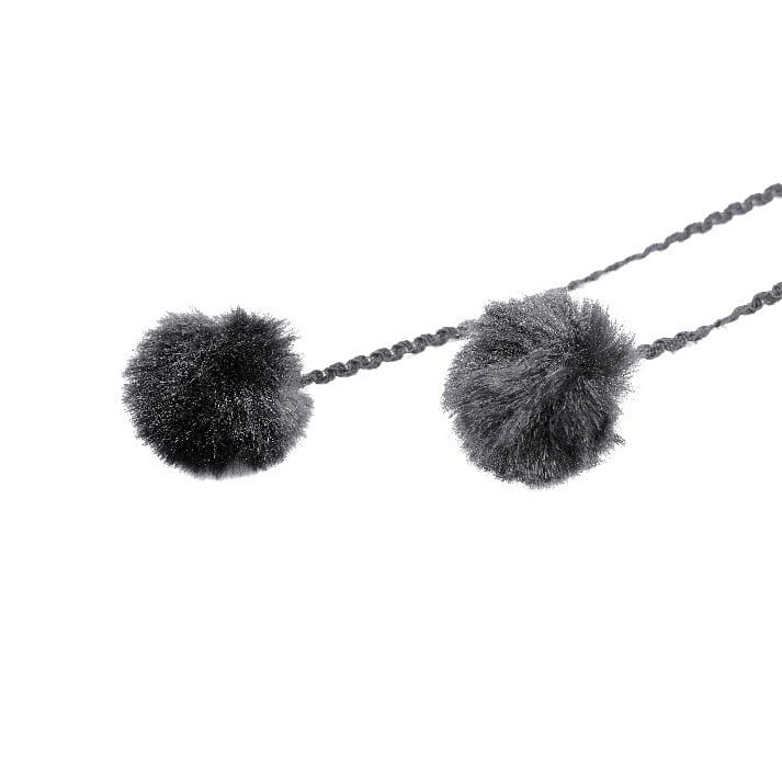 Darkinlove Women's Gothic Faux Fur Trim Cat Ears Hooded Velvet Cape