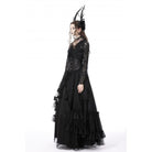 Darkinlove Women's Gothic Flared Sleeved Lace Cape