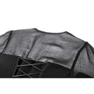 Darkinlove Women's Gothic Flared Sleeved Lace Splice Evening Dress