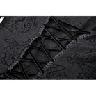 Darkinlove Women's Gothic Flared Sleeved Lace-up Lace Honeymoon Dress