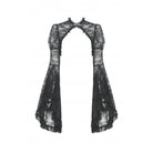 Darkinlove Women's Gothic Flared Sleeved Ruffled Lace Cape