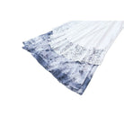 Darkinlove Women's Gothic Floral Blue Chiffon Hem Embossed Lace Midi Slip Dress