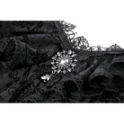 Darkinlove Women's Gothic Floral Embroidered Diamante Flared Sleeved Maxi Dress