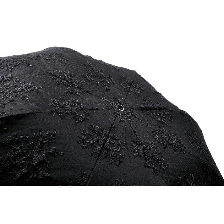 Darkinlove Women's Gothic Floral Embroidered Umbrella