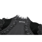 Darkinlove Women's Gothic Floral Feather Flared Sleeved Cape