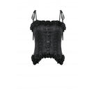 Darkinlove Women's Gothic Floral Jacquard Tank Top