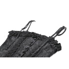 Darkinlove Women's Gothic Floral Jacquard Tank Top