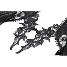 Darkinlove Women's Gothic Floral Lace Bell Sleeved Cape