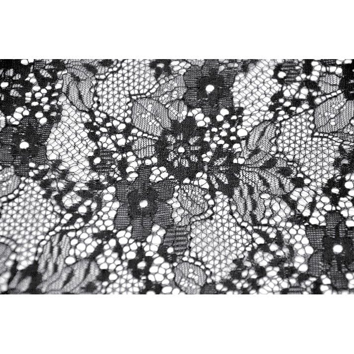 Darkinlove Women's Gothic Floral Lace High-Low Skirt