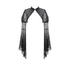 Darkinlove Women's Gothic Floral Lace Horn Sleeved Cape