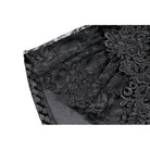Darkinlove Women's Gothic Floral Lace Patchwork Embossed Velvet Shorts