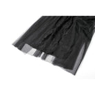 Darkinlove Women's Gothic Floral Lace Ruched Mesh Slip Dress