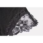 Darkinlove Women's Gothic Floral Lace Sides Short Leggings