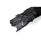 Darkinlove Women's Gothic Floral Lace-up Velvet Arm Sleeves