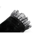 Darkinlove Women's Gothic Floral Lace-up Velvet Arm Sleeves