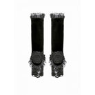 Darkinlove Women's Gothic Floral Lace-up Velvet Arm Sleeves