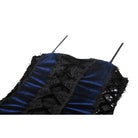 Darkinlove Women's Gothic Floral Multilayered Lace High/Low Slip Dress