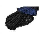 Darkinlove Women's Gothic Floral Multilayered Lace High/Low Slip Dress