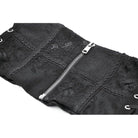 Darkinlove Women's Gothic Floral Pattern Zip Lace-up Corset