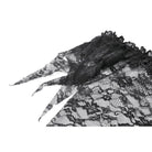 Darkinlove Women's Gothic Floral Sheer Off-Shoulder Lace Top