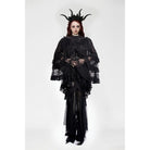 Darkinlove Women's Gothic Frog Ruffled Lace Cape