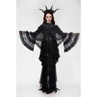 Darkinlove Women's Gothic Frog Ruffled Lace Cape