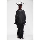 Darkinlove Women's Gothic Frog Ruffled Lace Cape