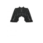 Darkinlove Women's Gothic Frog Ruffled Lace Cape