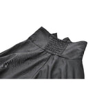 Darkinlove Women's Gothic High‑Waisted Cross Zipper Engraved Buttons Decor Pumpkin Shorts