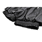 Darkinlove Women's Gothic High‑Waisted Cross Zipper Engraved Buttons Decor Pumpkin Shorts